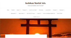 Desktop Screenshot of kodokan.org.uk