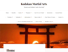 Tablet Screenshot of kodokan.org.uk